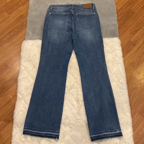 Judy Blue High Waist Tummy Control Released Hem Slim Bootcut Denim 88626 - Picture 2 of 10